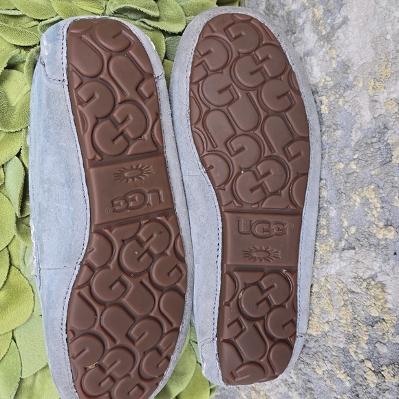 UGG Ansley Light Gray Moccasin Loafers - Picture 14 of 15